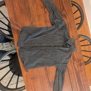 Banana Republic Dark Gray Tailored Shirt
